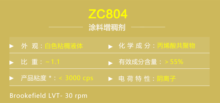 塗料(liao)增稠劑(ji)ZC804