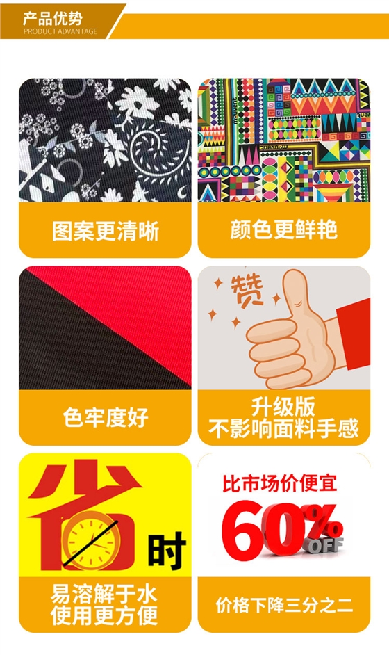 塗料(liao)數碼(ma)印花(hua)增色(se)劑